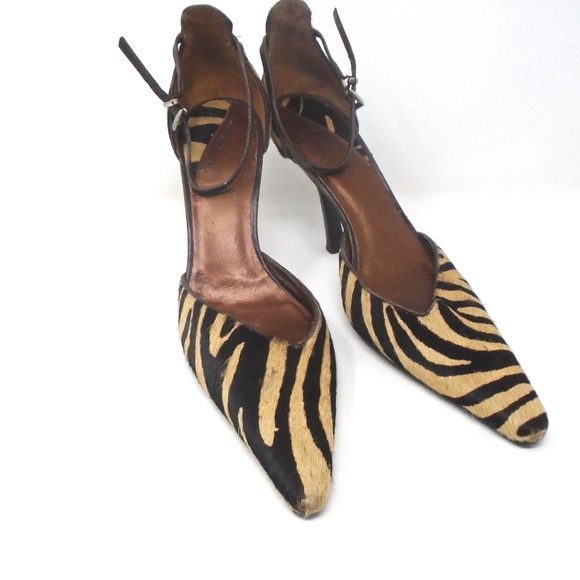 BCBG MaxAzria CALF HAIR PIONTY HEELS SZ 9 - Picture 2 of 6
